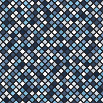 Rounded diamond pattern. Seamless vector Stock Illustration