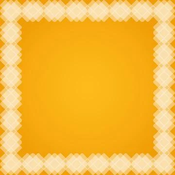 Rounded diamond quadratic vector frame Stock Illustration