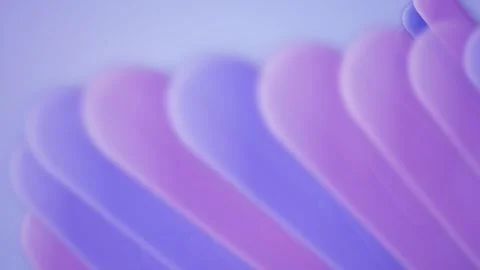 Rounded elongated shapes radiate and expand outwards from a central point in Stock Footage 340678367