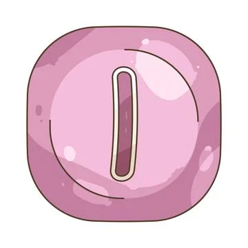 Rounded keycap i Stock Illustration