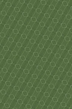 Rounded line-form texture single-line repeat pattern in parchment, khaki, moss, Stock Illustration