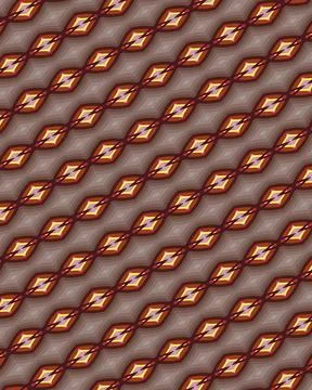 Rounded line-form texture texture in ember glow, scorched clay, demonic bre.. Stock Illustration