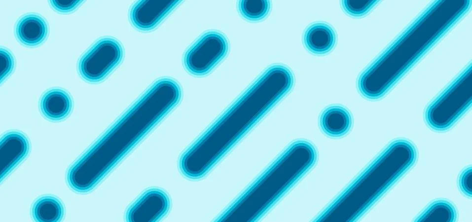 Rounded line shape overlap layer pattern background design Stock Illustration