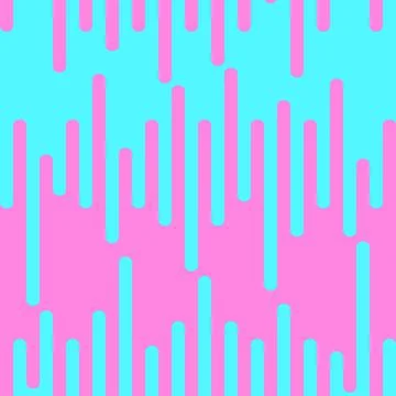 Rounded lines seamless pattern Stock Illustration