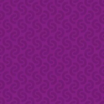 Rounded lines seamless vector pattern. Illustrazione stock