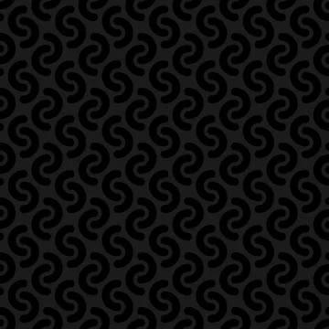 Rounded lines seamless vector pattern. Illustrazione stock