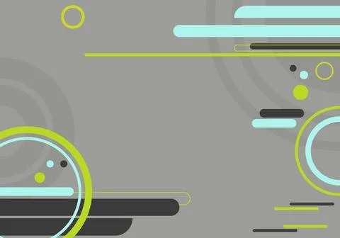 Rounded lines shape and circle lines background. Abstract background. Illustrazione stock