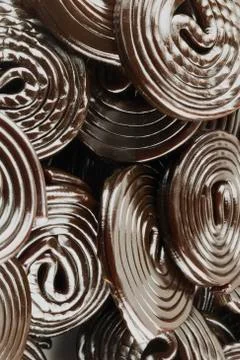 Rounded liquorice Stock Photos