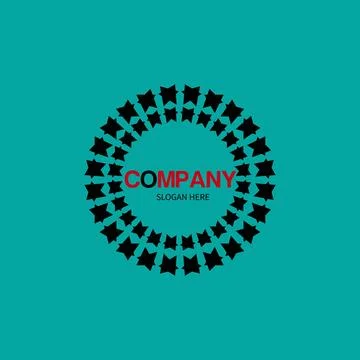 Rounded Logo Design Stock Illustration