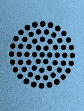 Rounded metallic grid Fotos de archivo