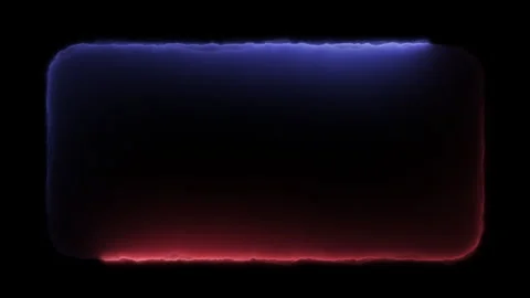 Rounded Neon Frame – Soft Edge Glow Loop Animation Stock Footage 332636260