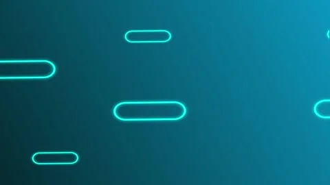 Rounded neon lines motion abstract gradient background Stock Footage 281390669