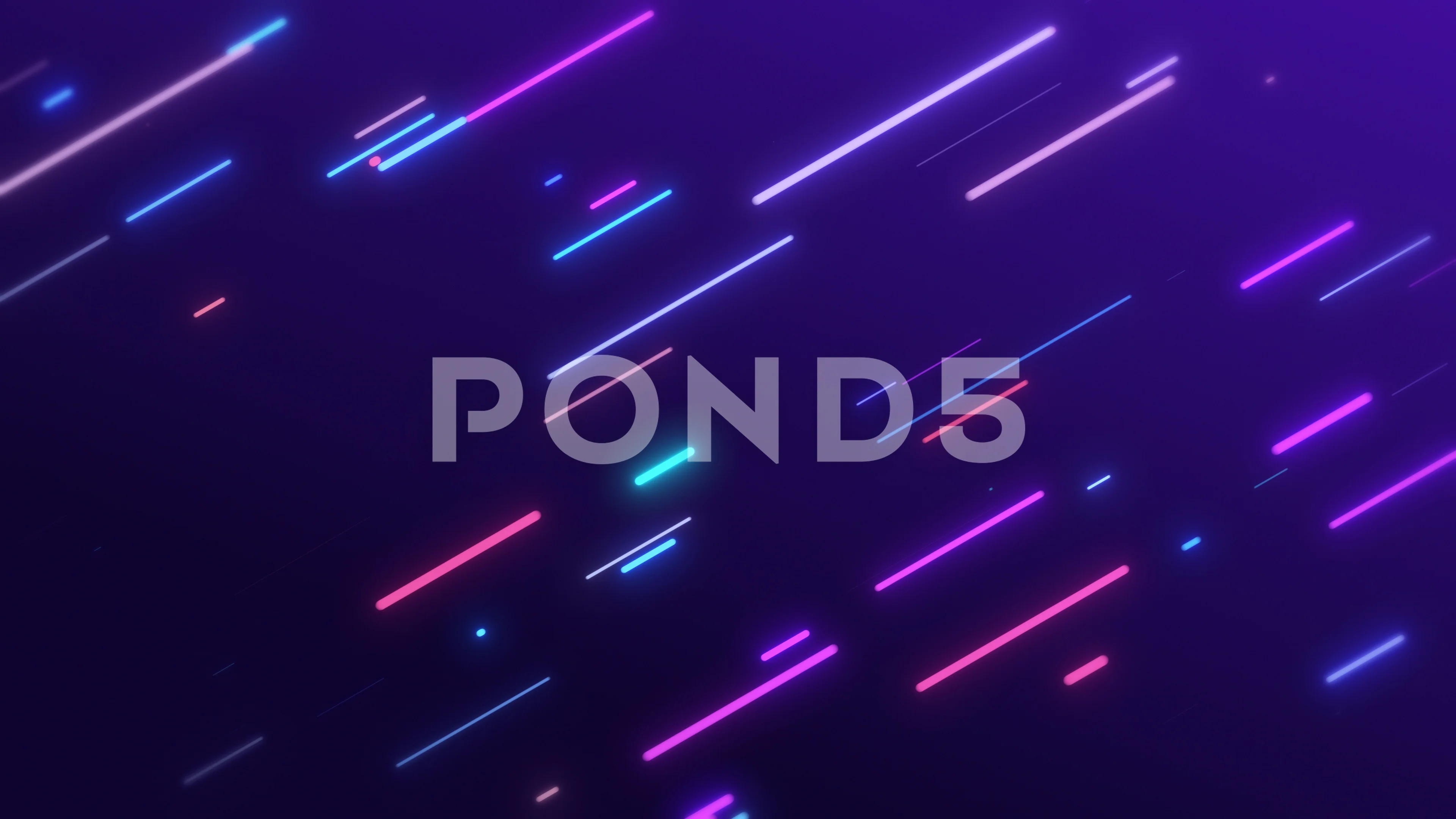 Rounded Neon Red and Blue lines Background video, Footage