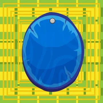 Rounded oval plank sign fixed and pinned on surface. Elliptical wood panel Illustrazione stock