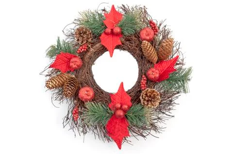 Rounded Pinecone decoration Stock Photos