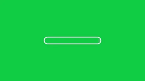Rounded progress bar filling from left to right loading animation Vídeos de archivo 348279806