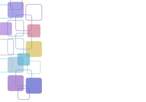 Rounded rectangle abstract Stock Illustration