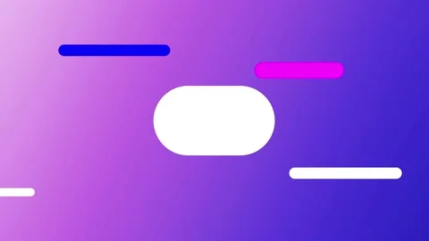 Rounded rectangle appearance on violet blue background Stock Footage 145117578