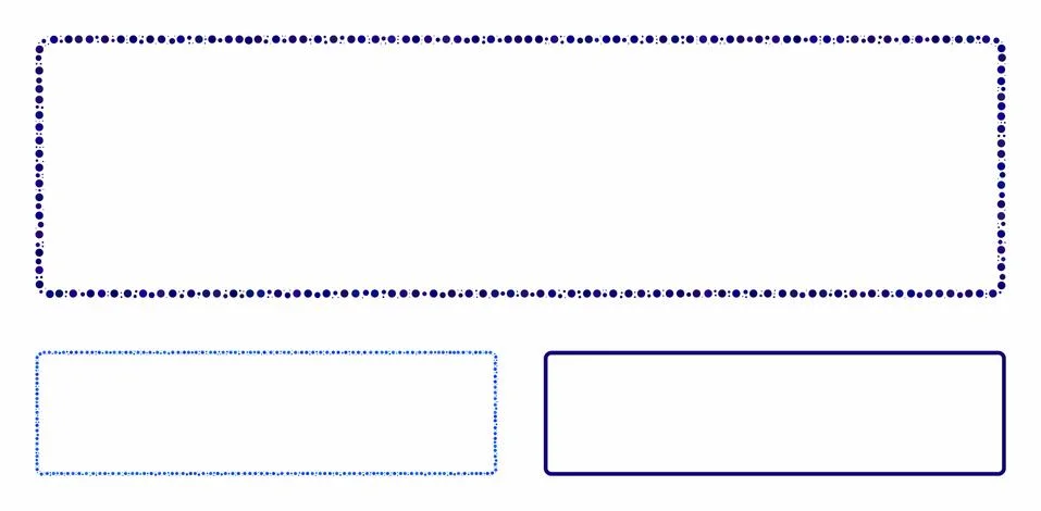 Rounded rectangle frame Mosaic Icon of Circle Dots Stock Illustration