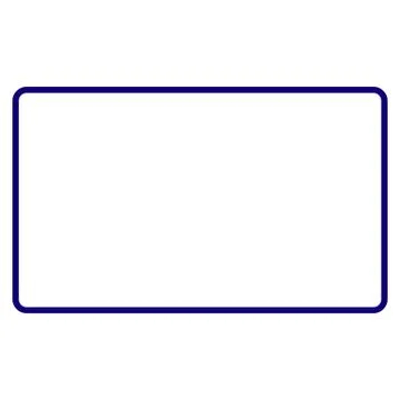 Rounded Rectangle Frame Template Stock Illustration