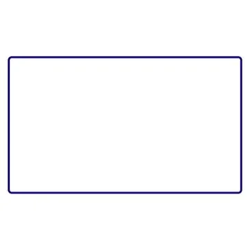 Rounded Rectangle Frame Template Stock Illustration