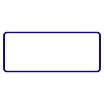 Rounded Rectangle Frame Template Stock Illustration