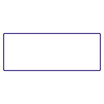 Rounded Rectangle Frame Template Stock Illustration