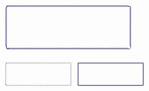 Rounded Rectangle Frame Vector Mesh Network Model and Triangle Mosaic Icon Illustrazione stock
