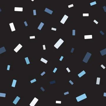 Rounded rectangle pattern. Seamless vector Illustrazione stock