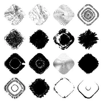 Rounded Rectangle Set Stock Illustration