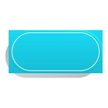 Rounded rectangle showing copy space for advertisement or template Stock Illustration