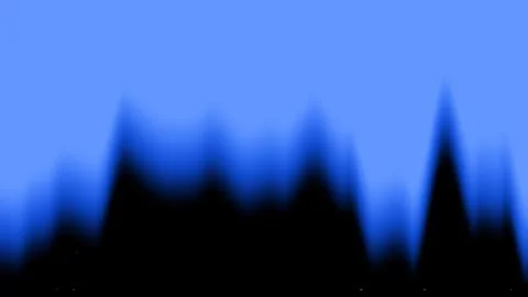 Rounded Red Shape Emerging from Black Background Stock Illustration