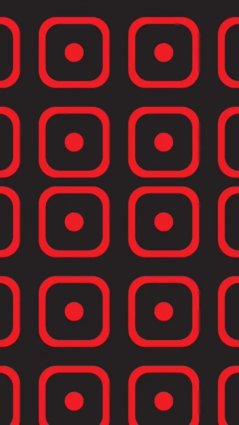Rounded Red Squares with Dots Stock Footage 347450097