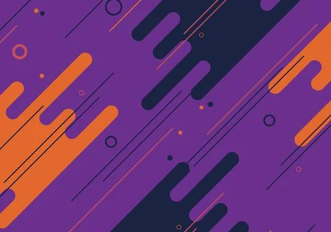 Rounded shape background. Illustrazione stock