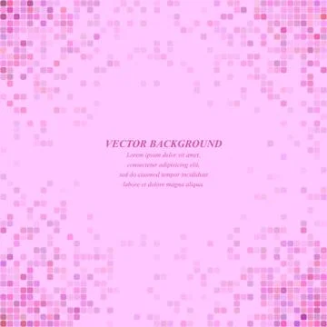 Rounded square mosaic pattern background design 스톡 일러스트