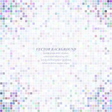 Rounded square mosaic pattern background design イラスト素材