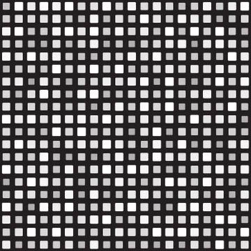 Rounded square pattern. Seamless vector background Illustrazione stock