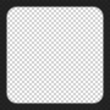 Rounded square shape is appearing in flat design, with blue-gray fill and 스톡 일러스트