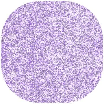 Rounded Square Shape with Paint Texture 스톡 일러스트