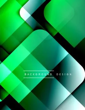 Rounded squares shapes composition geometric abstract background. 3D shadow 스톡 일러스트