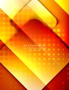 Rounded squares shapes composition geometric abstract background. 3D shadow 스톡 일러스트