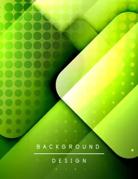 Rounded squares shapes composition geometric abstract background. 3D shadow 스톡 일러스트