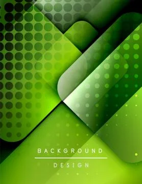 Rounded squares shapes composition geometric abstract background. 3D shadow 스톡 일러스트
