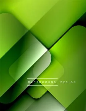 Rounded squares shapes composition geometric abstract background. 3D shadow イラスト素材