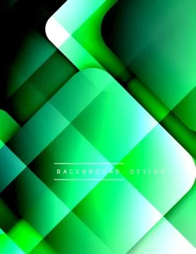 Rounded squares shapes composition geometric abstract background. 3D shadow Illustrazione stock