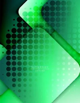 Rounded squares shapes composition geometric abstract background. 3D shadow 스톡 일러스트