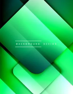 Rounded squares shapes composition geometric abstract background. 3D shadow イラスト素材