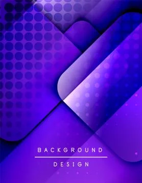 Rounded squares shapes composition geometric abstract background. 3D shadow 스톡 일러스트