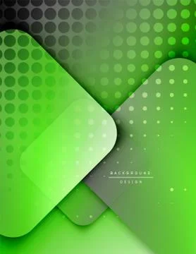 Rounded squares shapes composition geometric abstract background. 3D shadow 스톡 일러스트