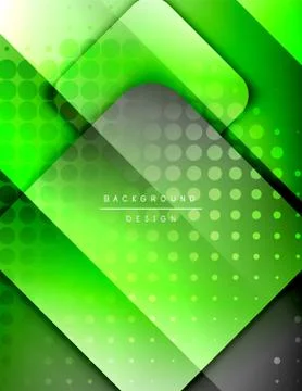 Rounded squares shapes composition geometric abstract background. 3D shadow 스톡 일러스트